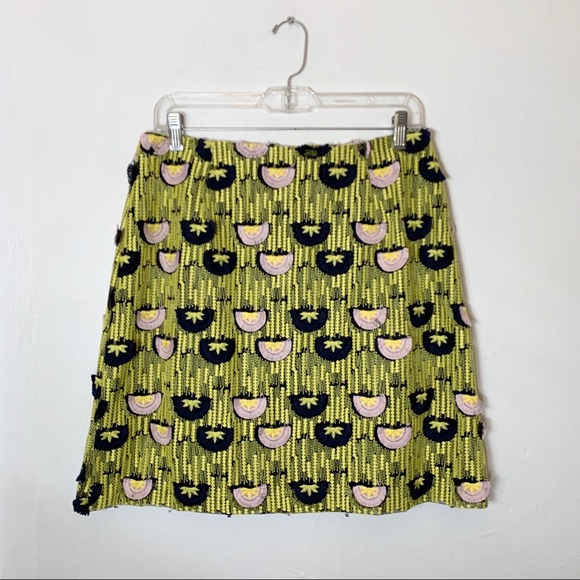 Anthropologie Hutch Loren Embroidered Mini Skirt - Picture 2 of 9